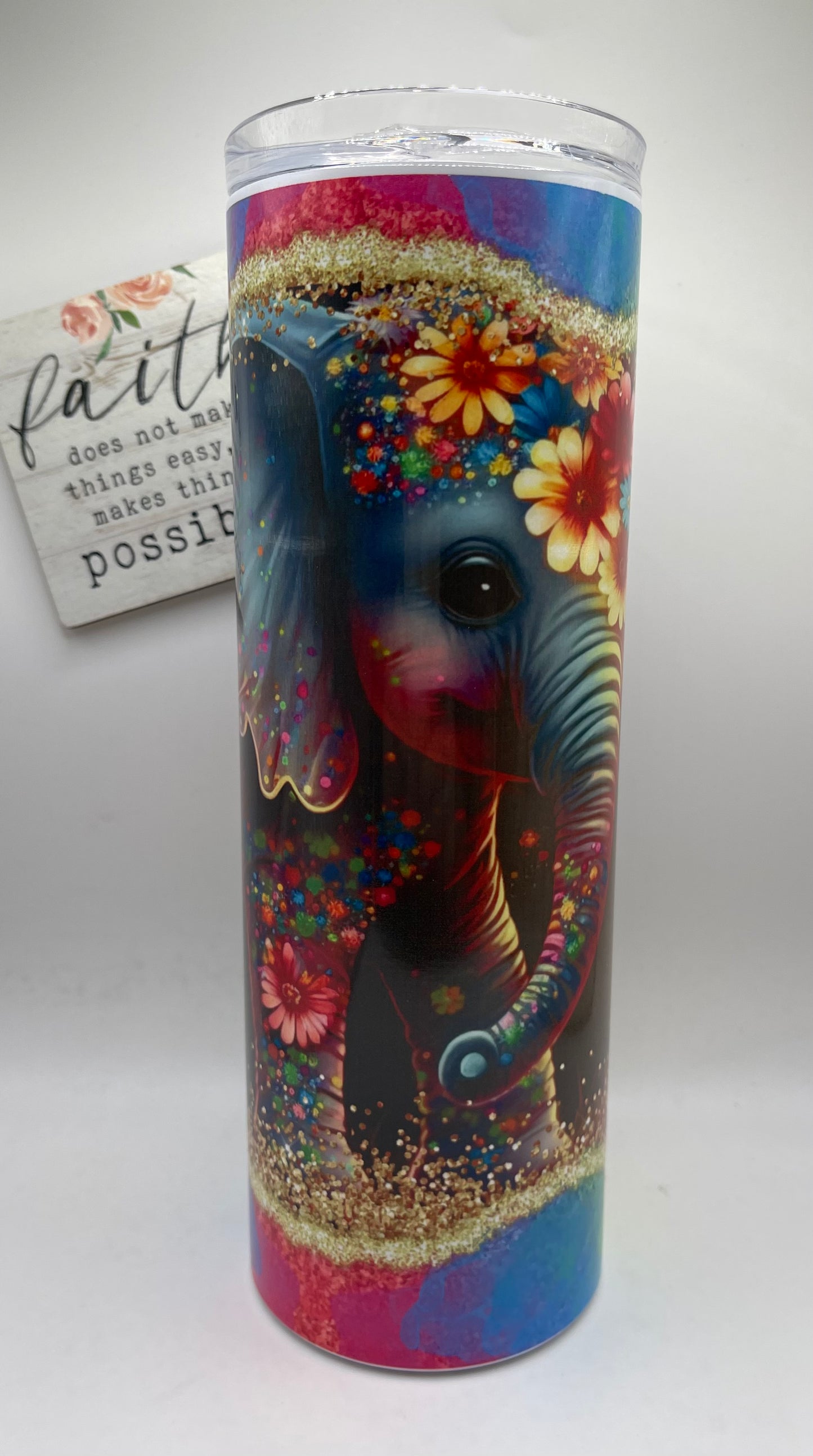 20oz Tall Skinny Elephant