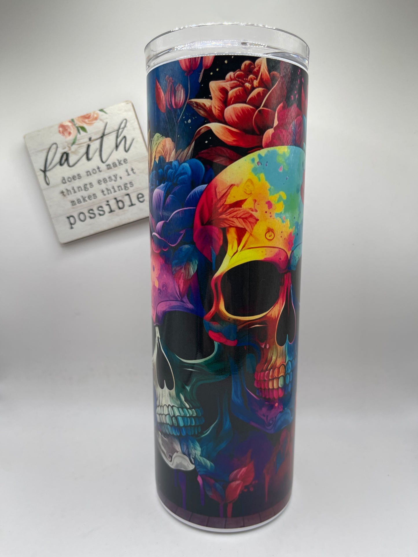 20oz Vibrant Skulls