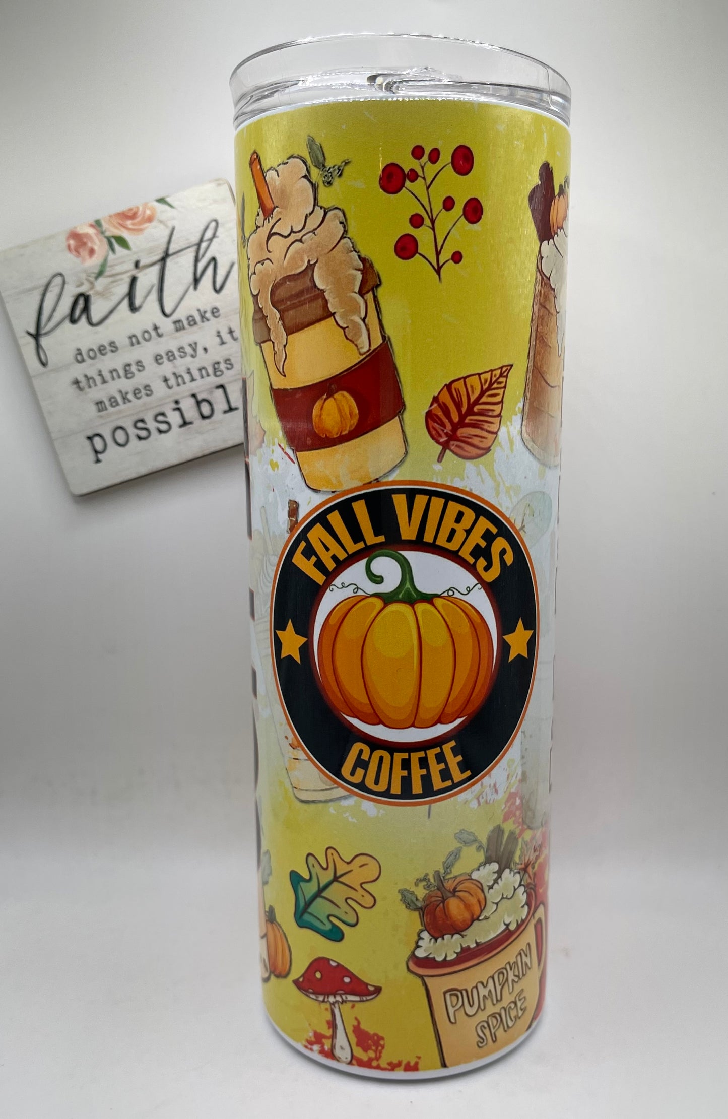 20oz Tall Skinny Fall Vibes Coffee