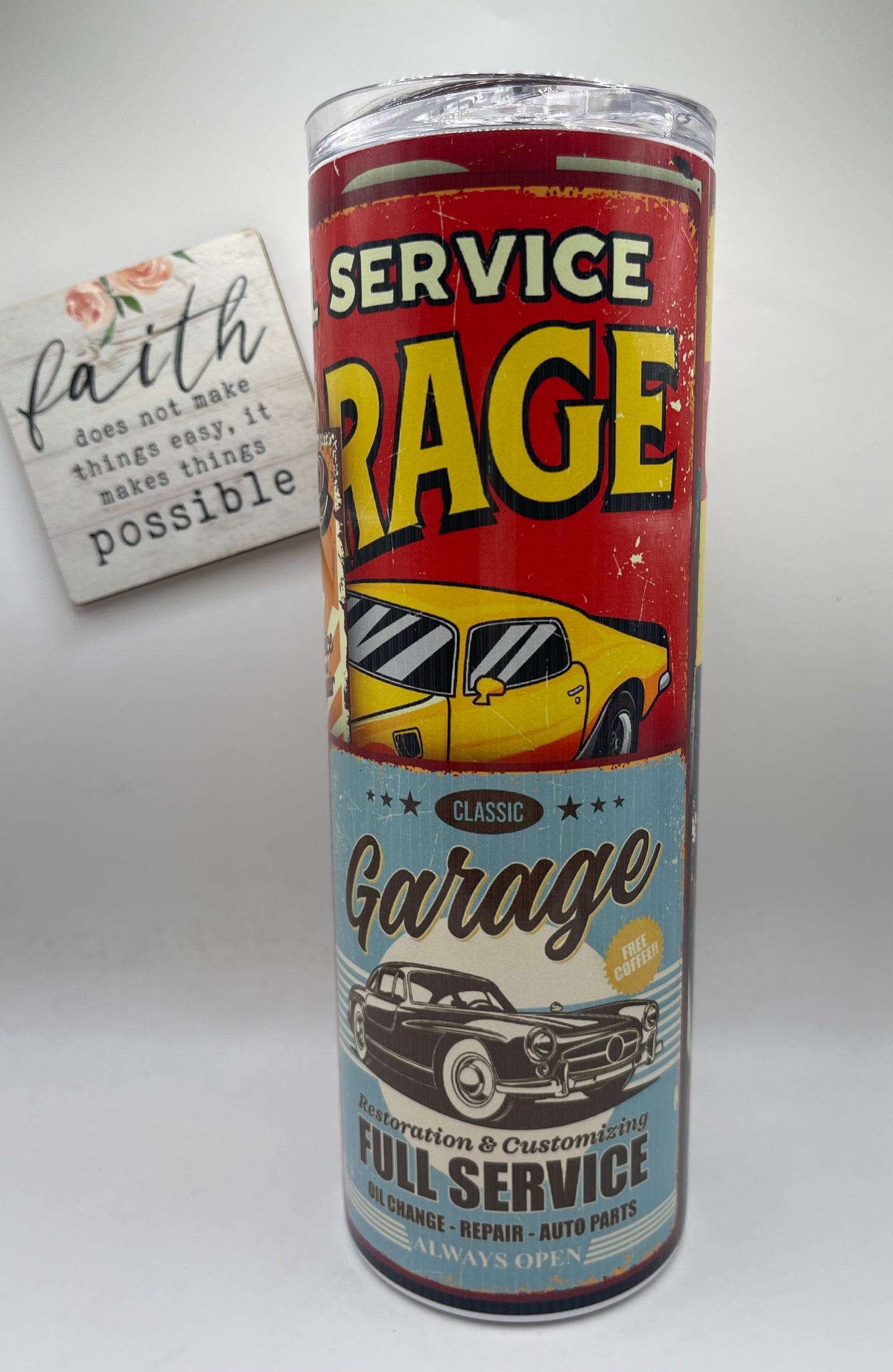 20oz Retro Garage Tin Signs