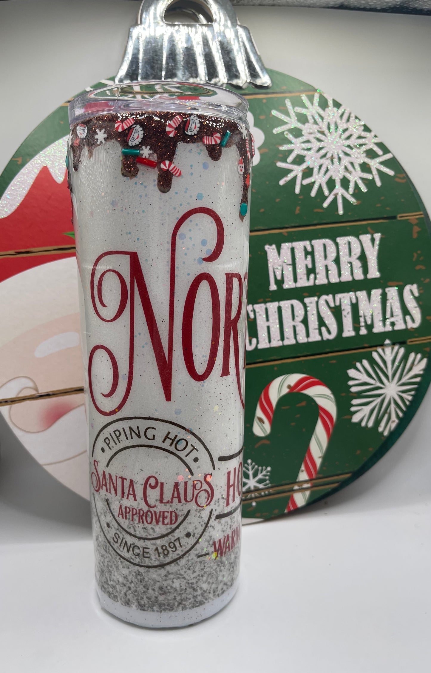 20 oz. Christmas North Pole Hot Chocolate  (Epoxy Coated)