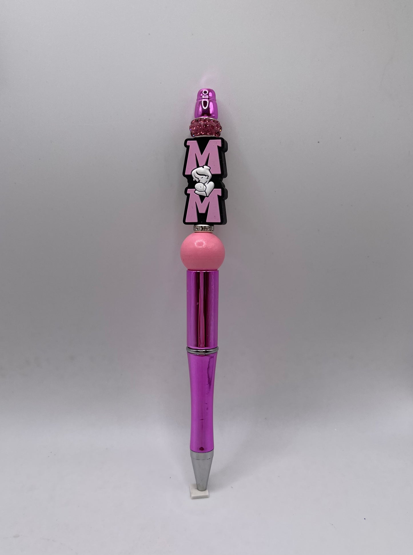 Beaded Baby Girl MOM Pen