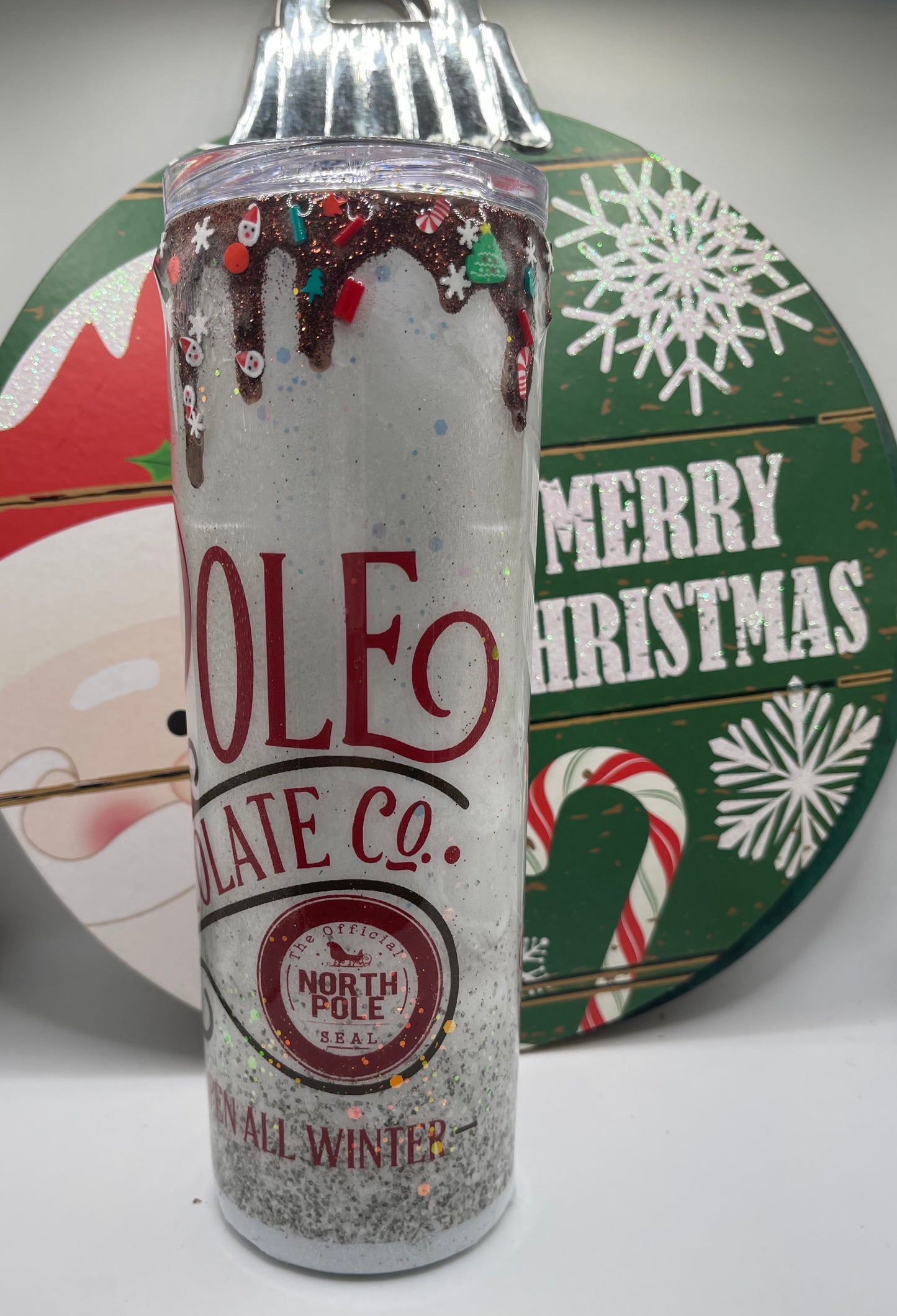 20 oz. Christmas North Pole Hot Chocolate  (Epoxy Coated)