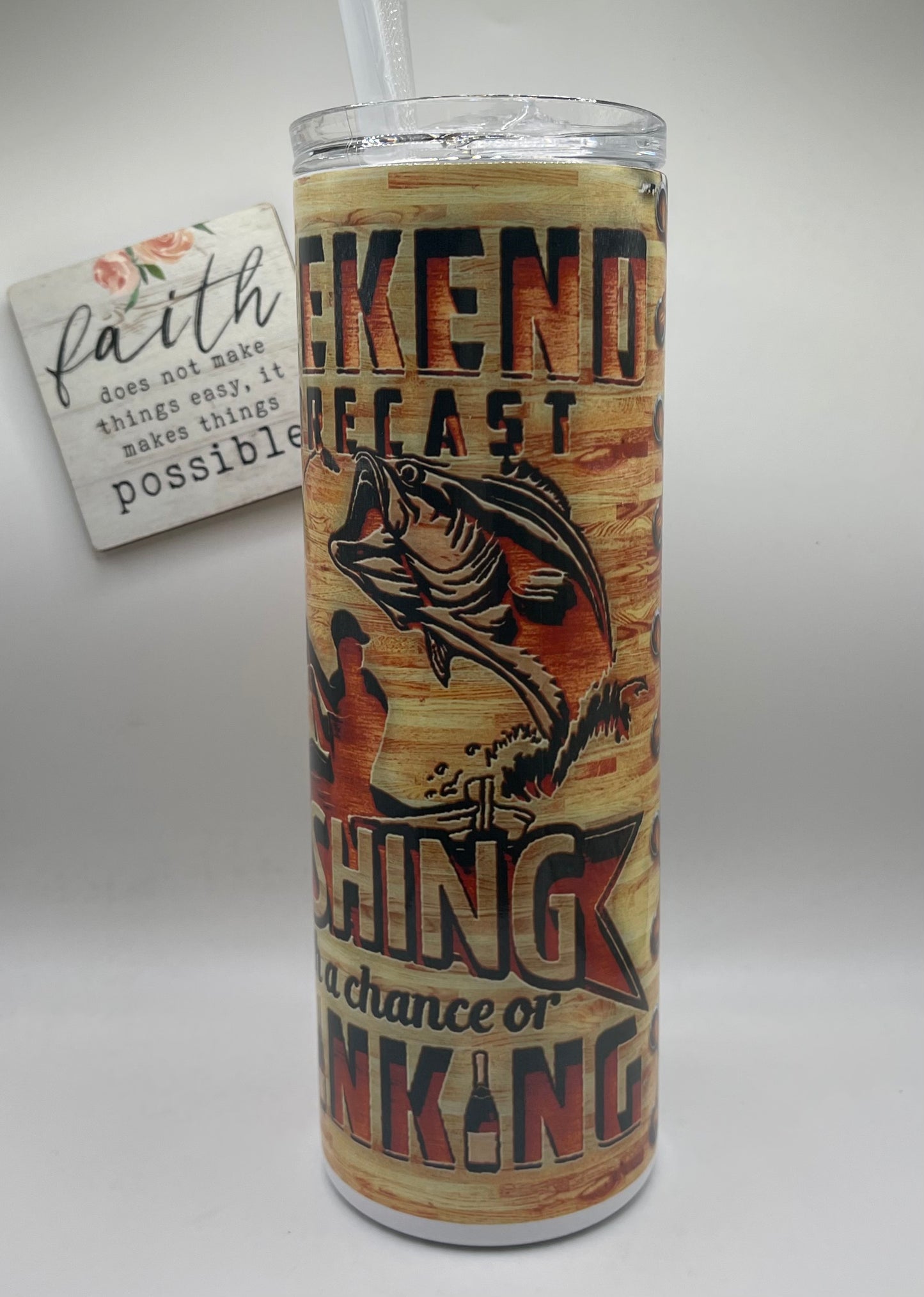 20oz Tall Skinny Fishing & Drinking